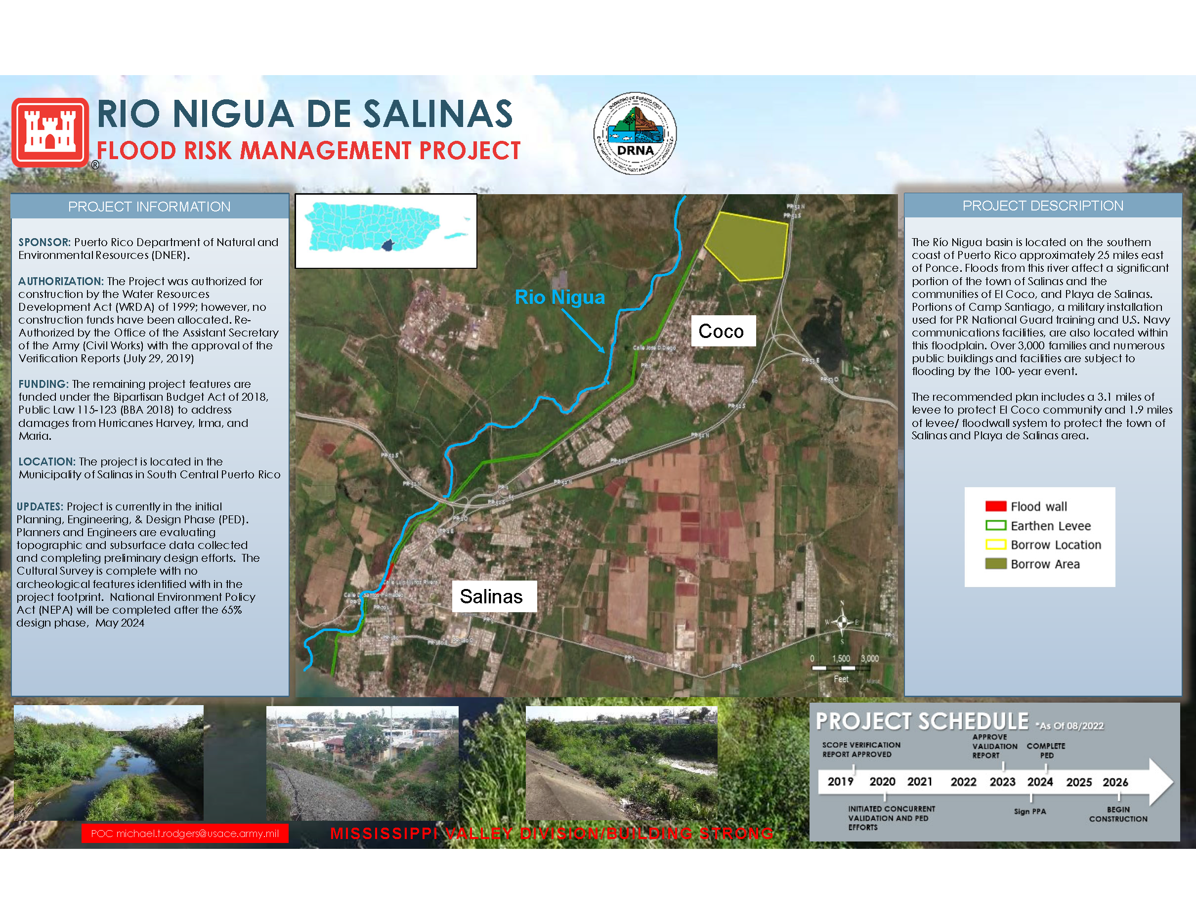 Click for full-sized Rio Nigua at Salinas study area map